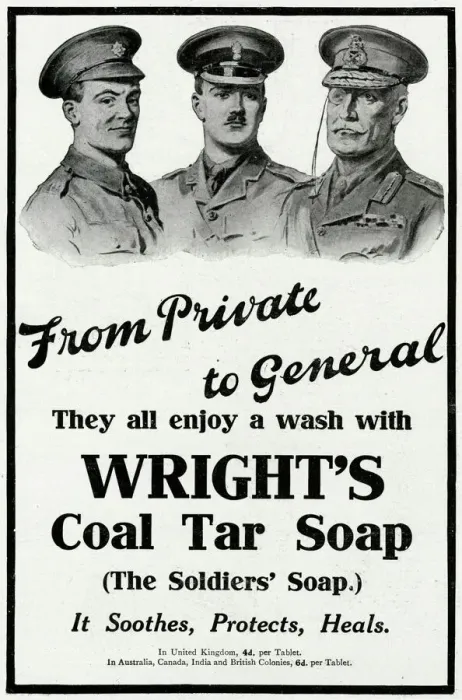Framed Print : Advert for Wrights coal soap 1916 Framed Print : Advert for Wrights coal soap 1916