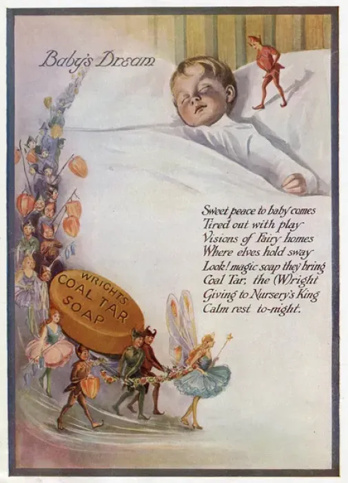 Framed Print : Advertisement, Wrights Coal Tar Soap
