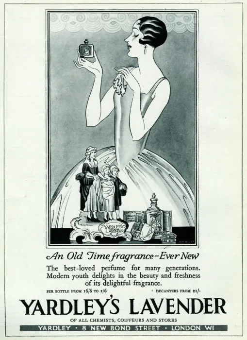 Framed Print : Advert for Yardleys Lavender Framed Print : Advert for Yardleys Lavender