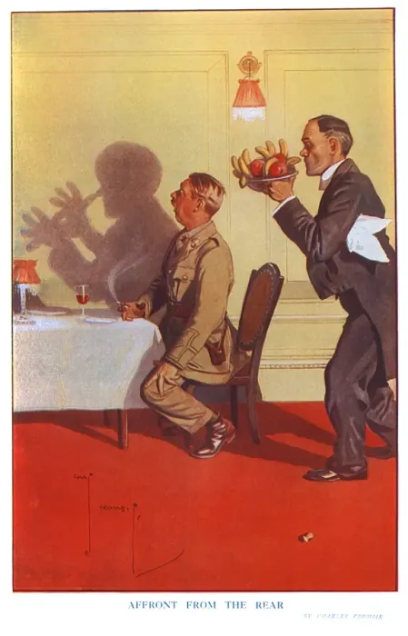 Framed Print : Affront from the Rear by Charles Crombie Framed Print : Affront from the Rear by Charles Crombie
