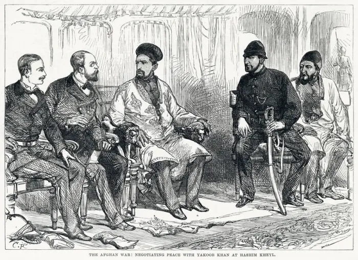 Framed Print : The Afghan War: negotiating peace with Yakoob Khan (Mohammad Yaqub Khan Framed Print : The Afghan War: negotiating peace with Yakoob Khan (Mohammad Yaqub Khan