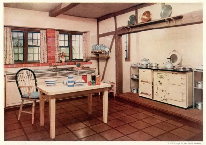 Framed Print : Aga Kitchen Advert (2) Framed Print : Aga Kitchen Advert (2)