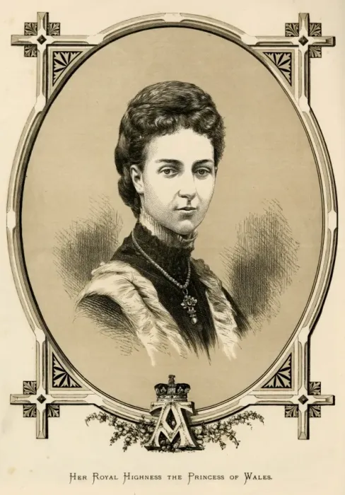 Framed Print : ALEXANDRA QUEEN TO EDWARD VII When Princess of Wales Date: 1844 - 1925 Framed Print : ALEXANDRA QUEEN TO EDWARD VII When Princess of Wales Date: 1844 - 1925