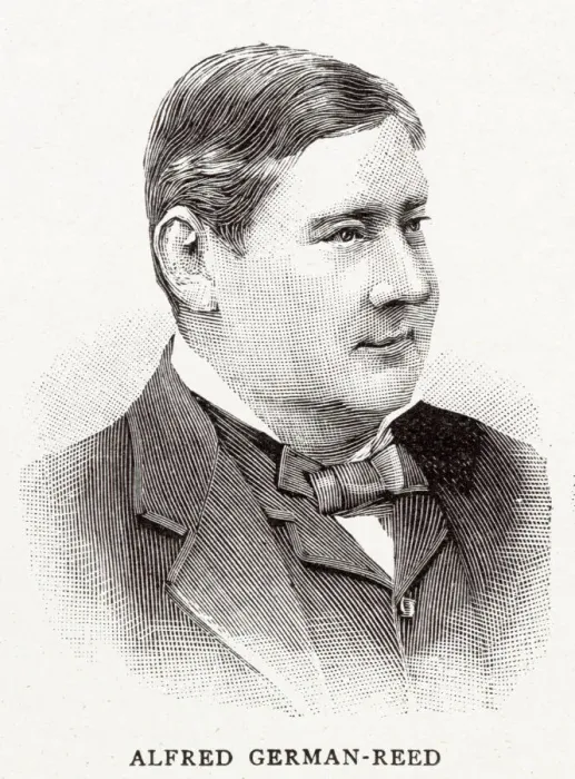 Framed Print : Alfred German-Reed - founder of the Gallery of Illustration Framed Print : Alfred German-Reed - founder of the Gallery of Illustration