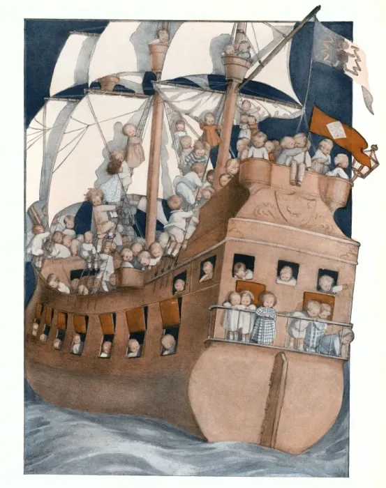 Framed Print : All Aboard for Fairyland by Susan Beatrice Pearse