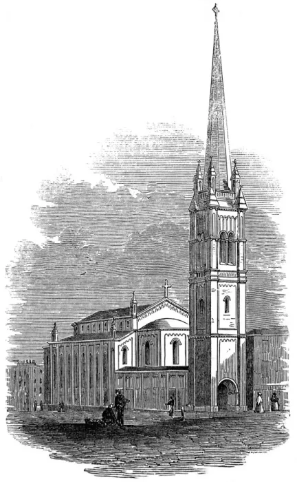 Framed Print : All Saints Church, Lambeth, 1846