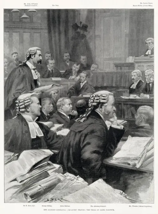 Framed Print : The Alledged Liberator Companies Frauds