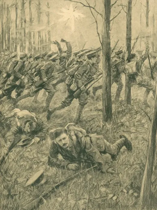 Framed Print : Allies Shoulder to Shoulder at Ypres