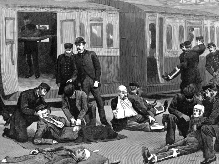 Framed Print : A ambulance training exercise at Waterloo Station Framed Print : A ambulance training exercise at Waterloo Station