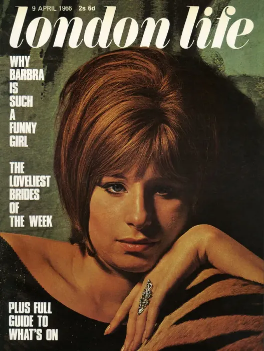 Framed Print : American actress and singer Barbara Streisand (1942-) featured on the cover of London Framed Print : American actress and singer Barbara Streisand (1942-) featured on the cover of London