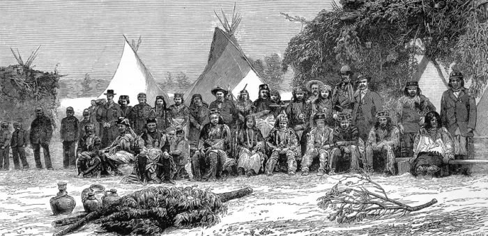 Framed Print : American Indians. New Mexico and Colorado. Tribe of Apache I
