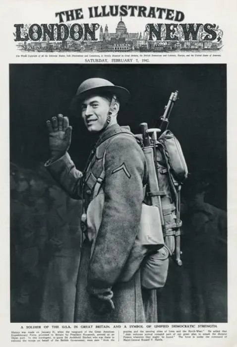 Framed Print : American soldier, World War Two Framed Print : American soldier, World War Two