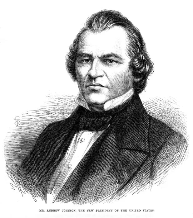 Framed Print : Andrew Johnson, Pres