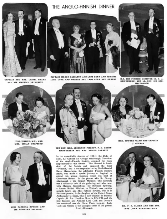 Framed Print : The Anglo-Finnish Dinner, 1936 Framed Print : The Anglo-Finnish Dinner, 1936