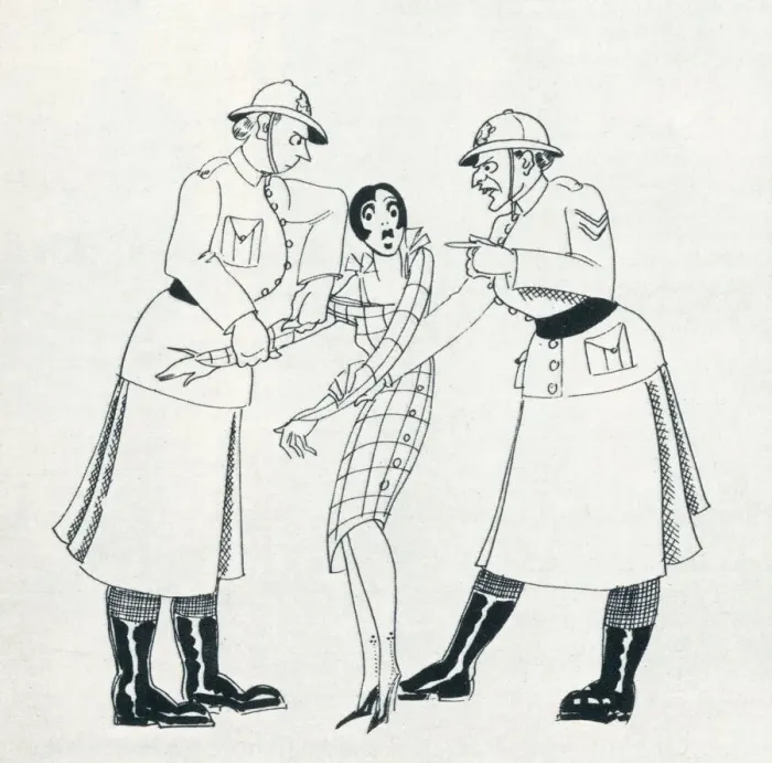 Framed Print : Anna Zinkiesen - Mariegold in Society -... ushered into the presence of Two Female