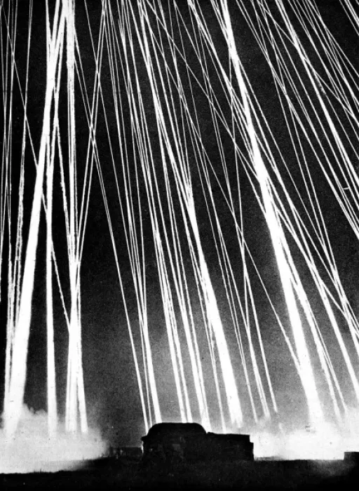 Framed Print : Anti-Aircraft Rockets, Britain; Second World War, 1944 Framed Print : Anti-Aircraft Rockets, Britain; Second World War, 1944