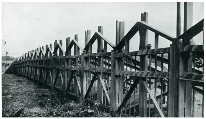 Framed Print : Anti-tank barrier on the Belgian frontier, Sept 1939 Framed Print : Anti-tank barrier on the Belgian frontier, Sept 1939