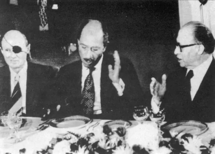 Framed Print : Anwar Sadat at a state dinner Framed Print : Anwar Sadat at a state dinner
