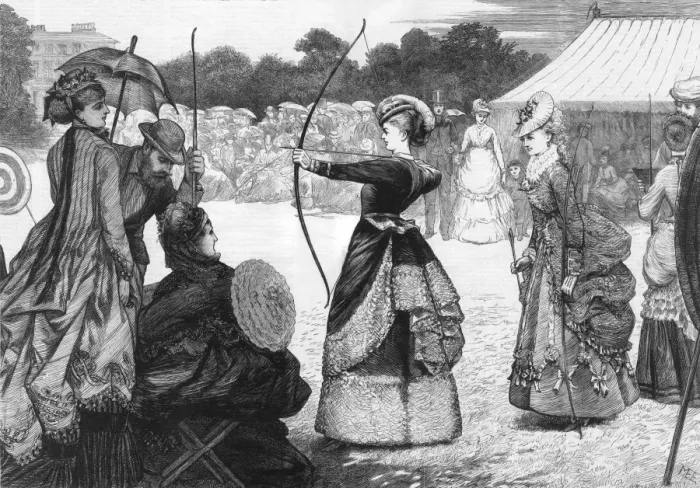 Framed Print : Archery / Women / Leamington Framed Print : Archery / Women / Leamington