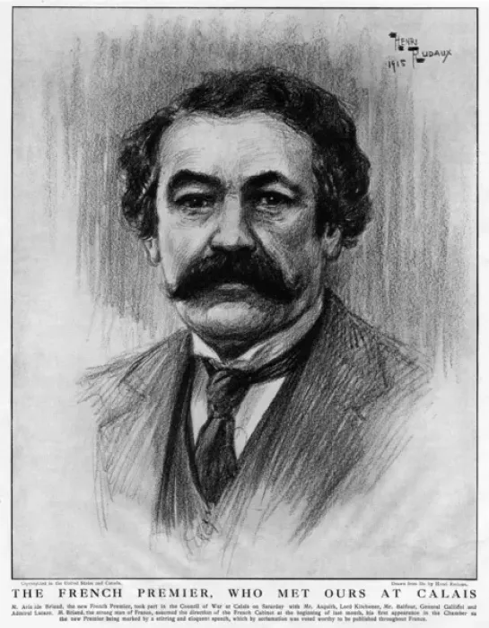Framed Print : Aristide Briand  /  Rudaux