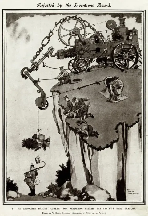Framed Print : Armoured bayonet curler by W H Robinson Framed Print : Armoured bayonet curler by W H Robinson
