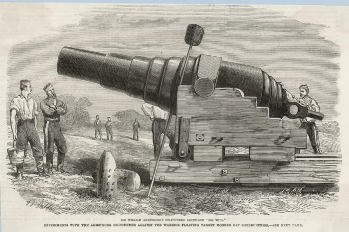 Framed Print : Armstrong Big Will Gun Framed Print : Armstrong Big Will Gun