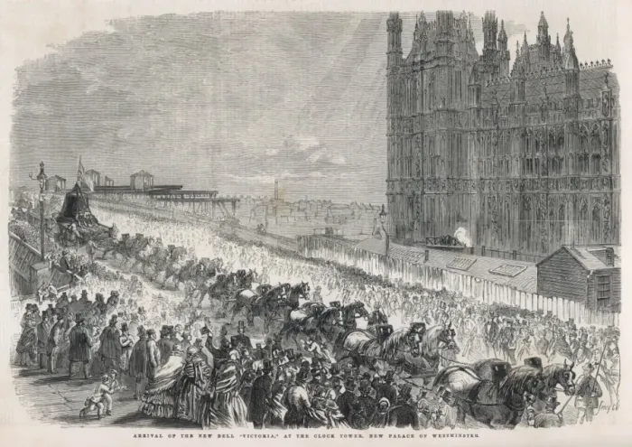 Framed Print : Arrival of Bell / 1858 Framed Print : Arrival of Bell / 1858