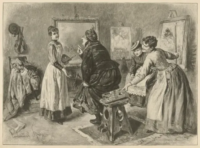 Framed Print : An Art Critic Framed Print : An Art Critic