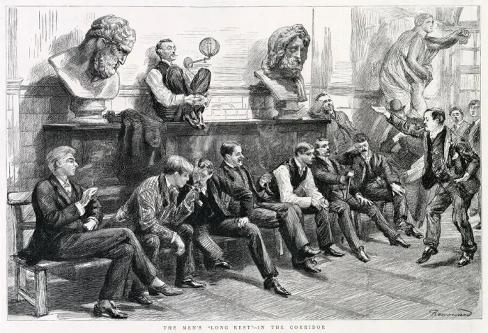 Framed Print : Art students at the Royal Academy school