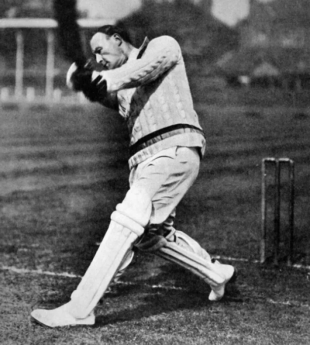 Framed Print : Arthur Carr Batting, 1926 Framed Print : Arthur Carr Batting, 1926