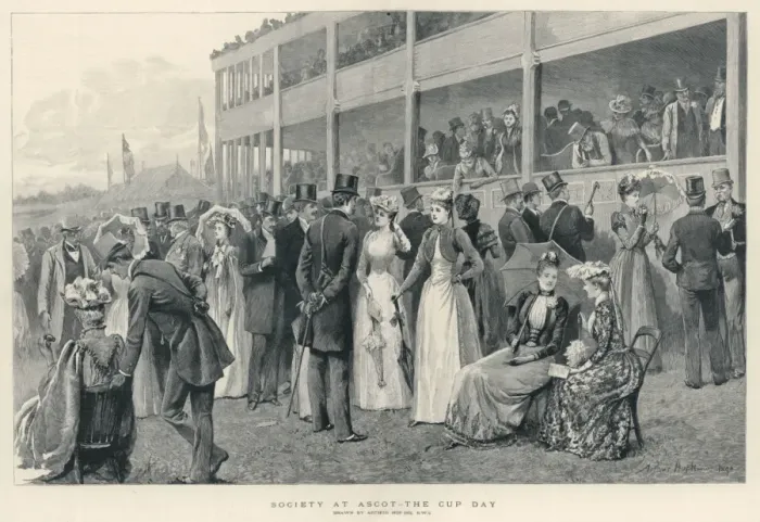 Framed Print : ASCOT 1890 Framed Print : ASCOT 1890