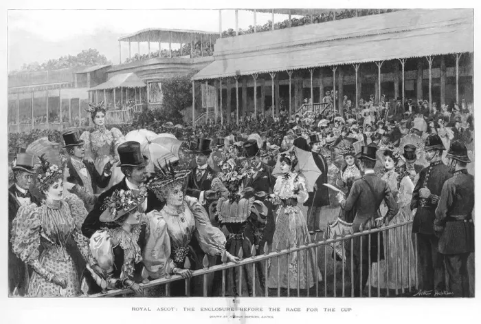 Framed Print : ASCOT 1895 Framed Print : ASCOT 1895