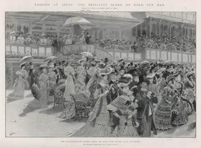 Framed Print : ASCOT 1904