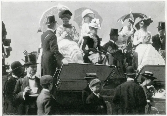 Framed Print : Ascot Week 1900