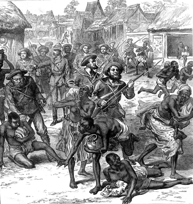 Framed Print : The Ashanti War (1873-74) - Naval Brigade in Kumasi Framed Print : The Ashanti War (1873-74) - Naval Brigade in Kumasi
