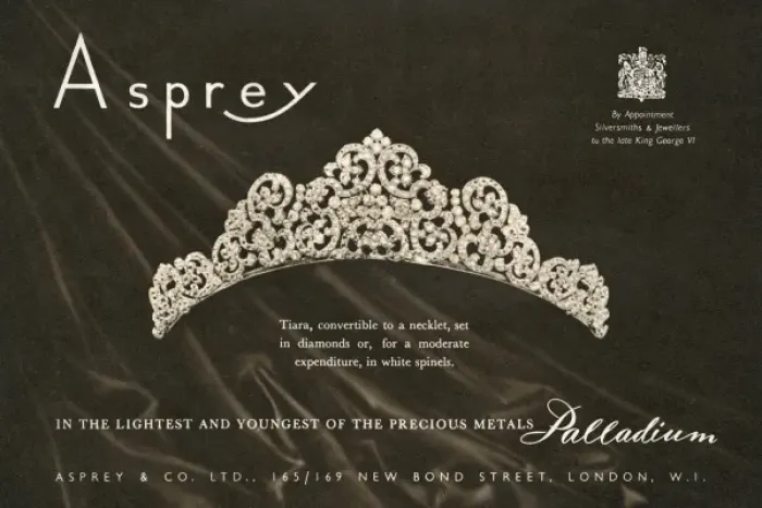 Framed Print : Asprey advertisement, 1953 Framed Print : Asprey advertisement, 1953