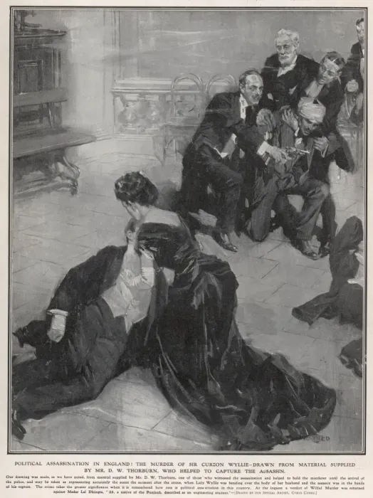 Framed Print : Assassination of Sir Curzon Wyllie
