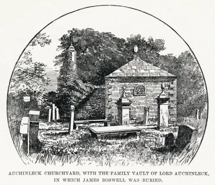 Framed Print : Auchinleck churchyard, burial place of James Boswell Framed Print : Auchinleck churchyard, burial place of James Boswell