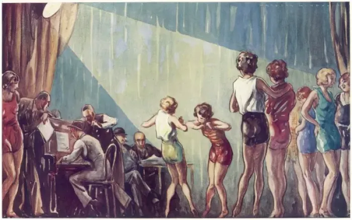 Framed Print : Audition by Webster Murray Framed Print : Audition by Webster Murray