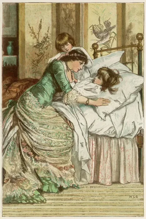 Framed Print : Auntie Says Goodnight 2 of 2