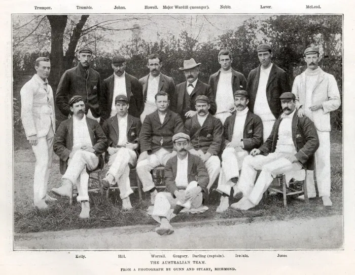 Framed Print : The Australian cricket team, 1899 Framed Print : The Australian cricket team, 1899