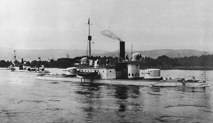 Framed Print : Austrian Monitor Gunboat Framed Print : Austrian Monitor Gunboat
