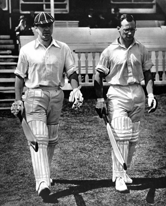 Framed Print : B. O. Allen and P. A. Gibb open the innings, Lords, 1938 Framed Print : B. O. Allen and P. A. Gibb open the innings, Lords, 1938