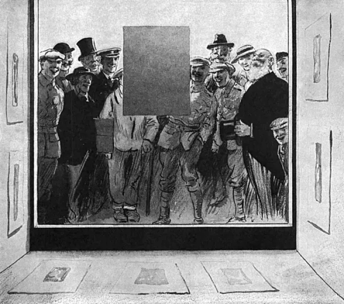 Framed Print : Bairnsfather exhibition at the Graphic Galleries, 1916 Framed Print : Bairnsfather exhibition at the Graphic Galleries, 1916