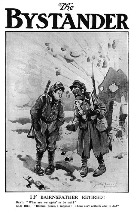 Framed Print : IF Bairnsfather retired! by Dudley Tennant