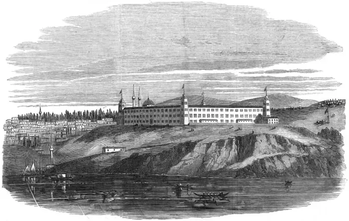 Framed Print : Barracks at Scutari, 1855