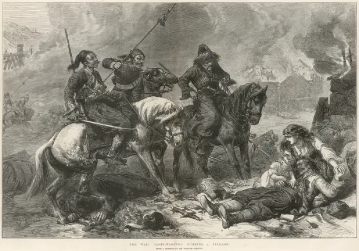 Framed Print : Bashi-Bazouks during the Russo-Turkish War Framed Print : Bashi-Bazouks during the Russo-Turkish War