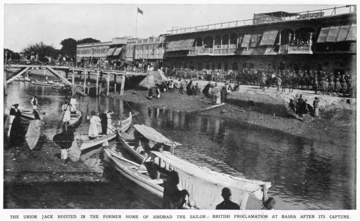 Framed Print : Basra Captured Wwi