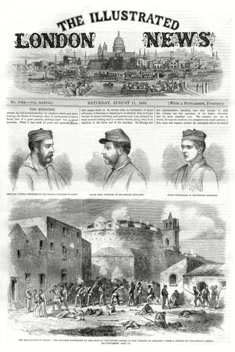 Framed Print : Battle of Milazzo Framed Print : Battle of Milazzo