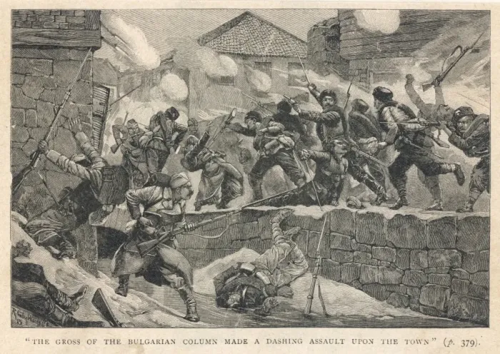 Framed Print : Battle of Pirot / 1885 Framed Print : Battle of Pirot / 1885